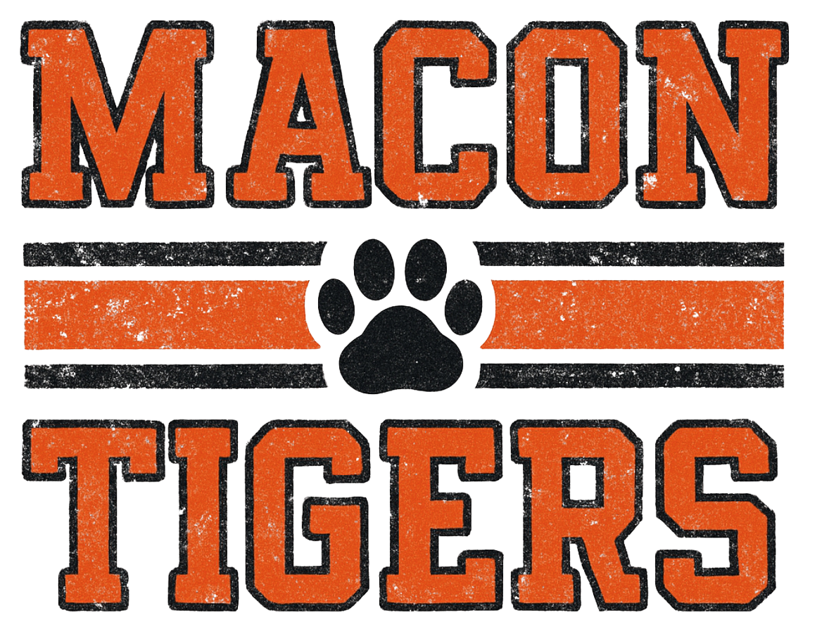 Macon Tiger Varsity Paw-Orange